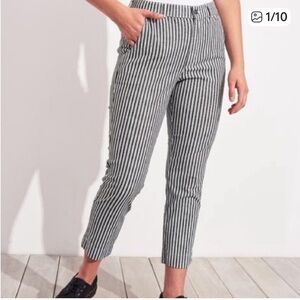Hollister high rise railroad ankle pants